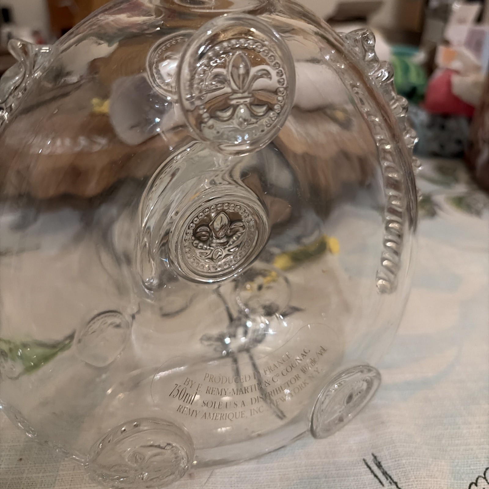 Louis XIII Rémy Martin Baccarat Crystal Decanter Empty with Stopper France