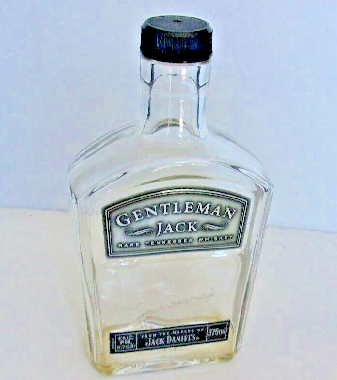 Gentleman Jack Empty Bottle Rare Tennessee Whiskey by Jack Daniel’s