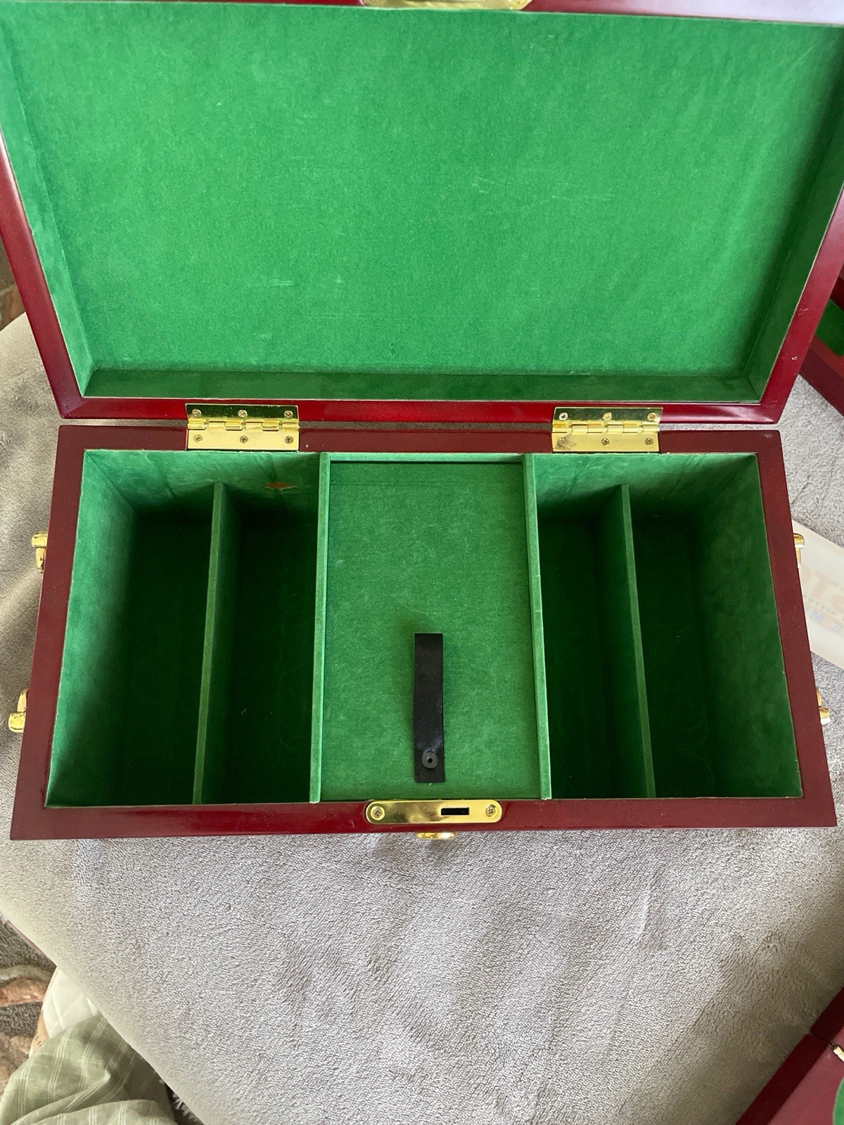Macallan 25 Single Highland Malt Scotch Whisky Red Wooden Box & Game Set