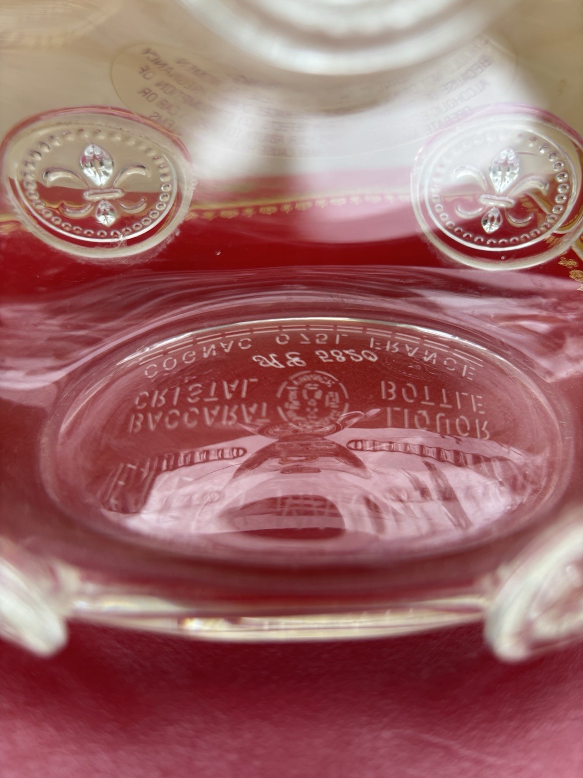 Vintage Remy Martin Louis XIII Decanter Box Booklet MATCHING AE Serial Baccarat