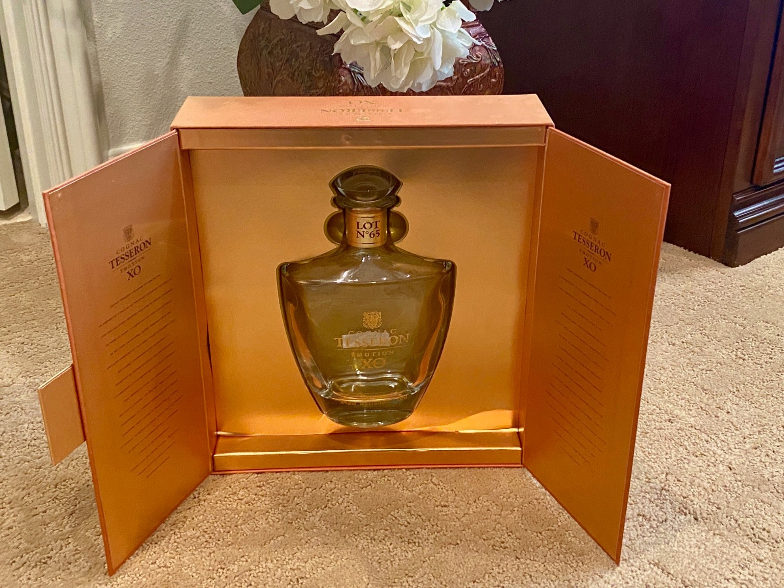 Tesseron Cognac Emotion XO Lot No. 65 (Empty) Bottle 750ml