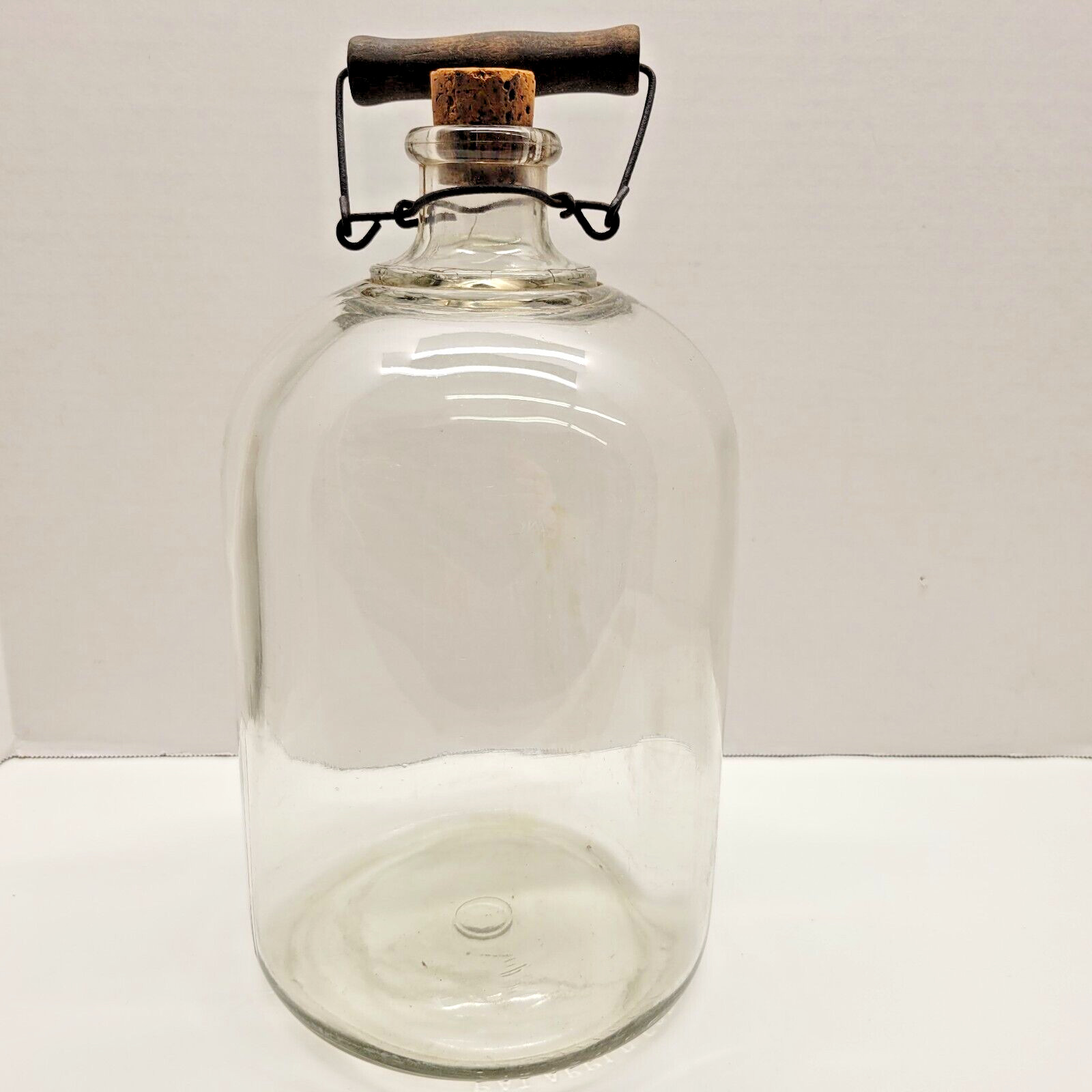 ANTIQUE Early 1900s CHAS BOLDT CO CIN O GLASS GALLON JUG CHARLES CINCINNATI OHIO
