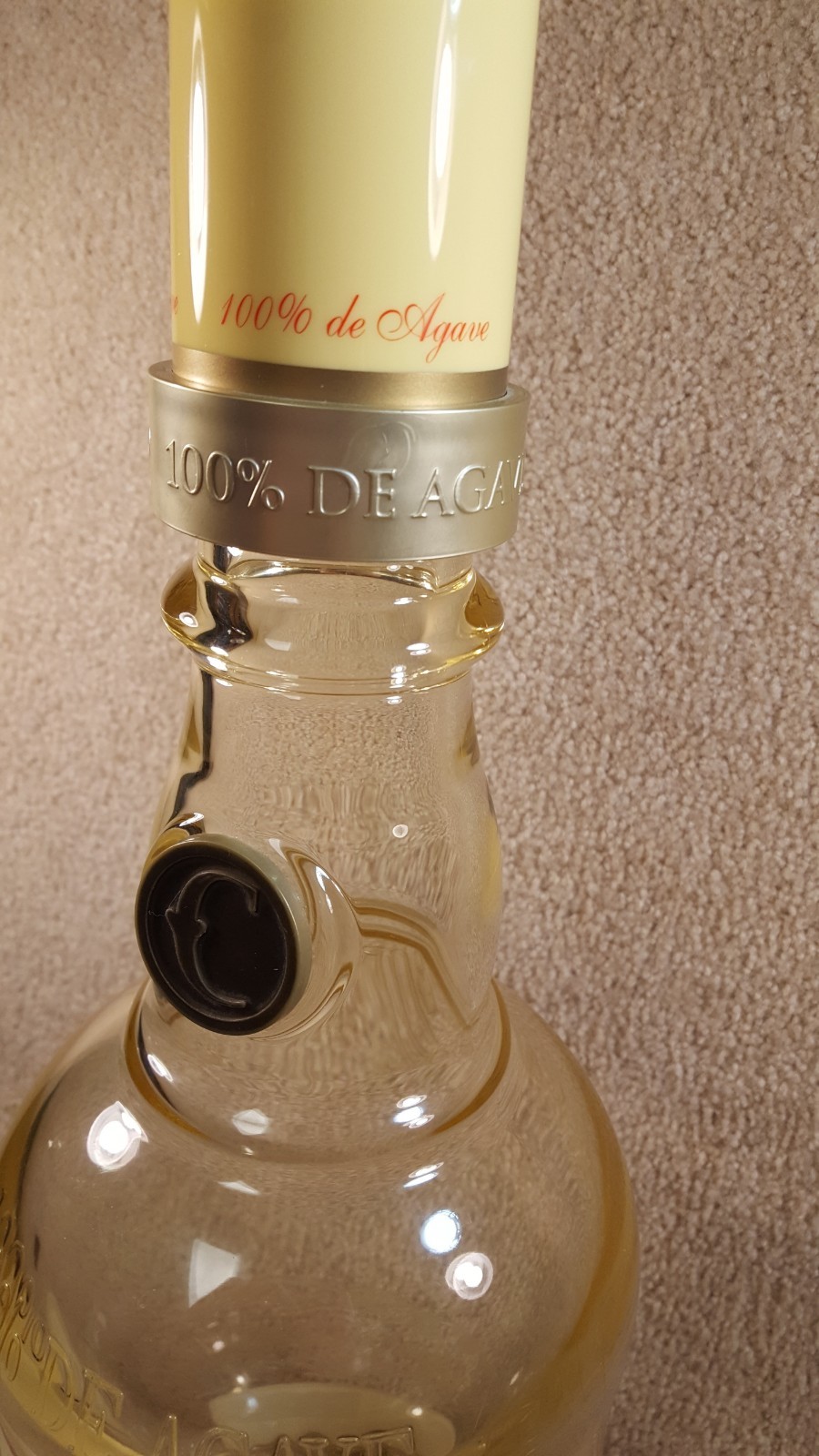 24 Inch Tall Cazadores Tequila Reposado Dummy Display Promo Plastic Bottle