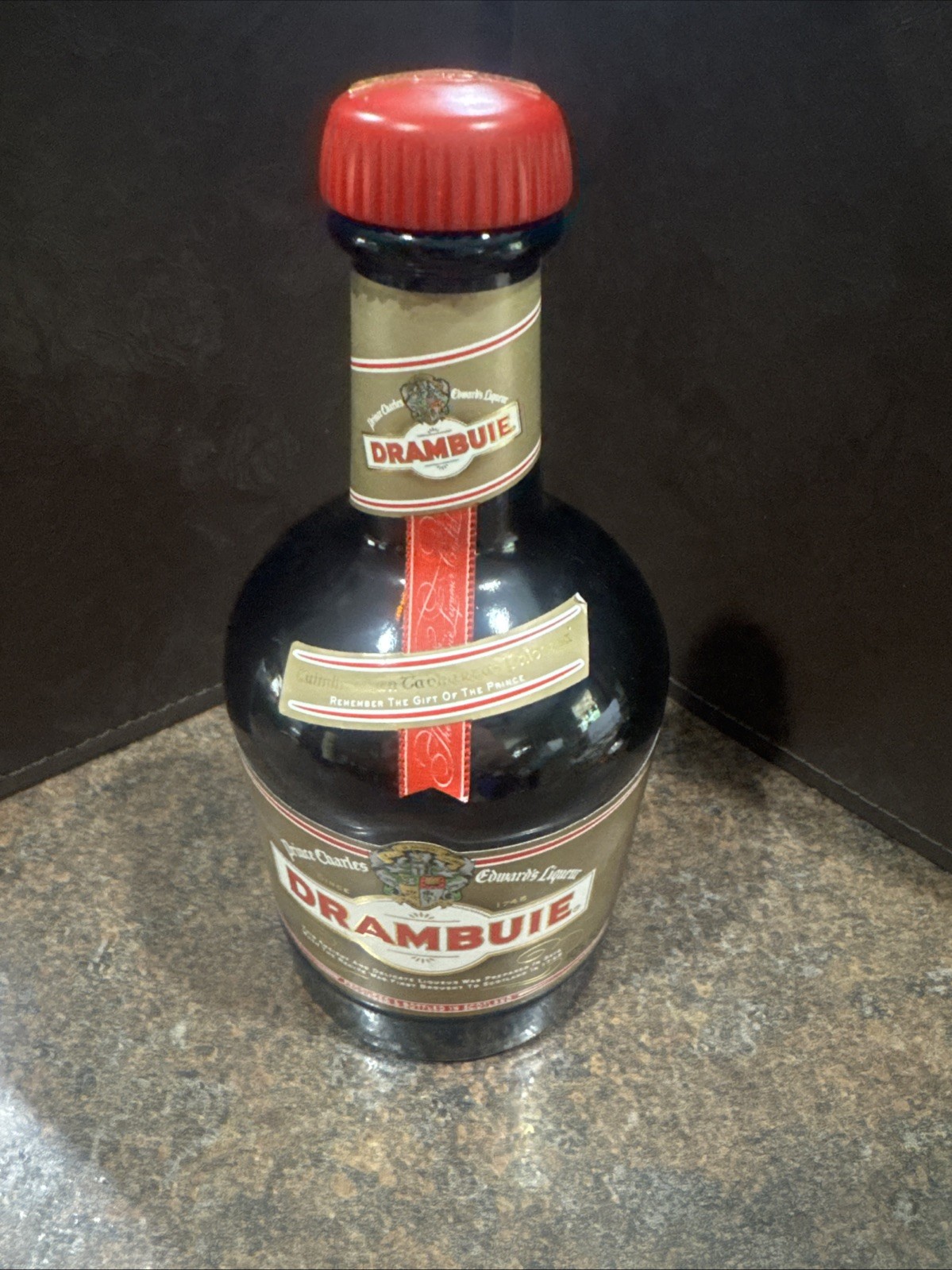 Vintage Empty Drambuie Liqueur Bottle