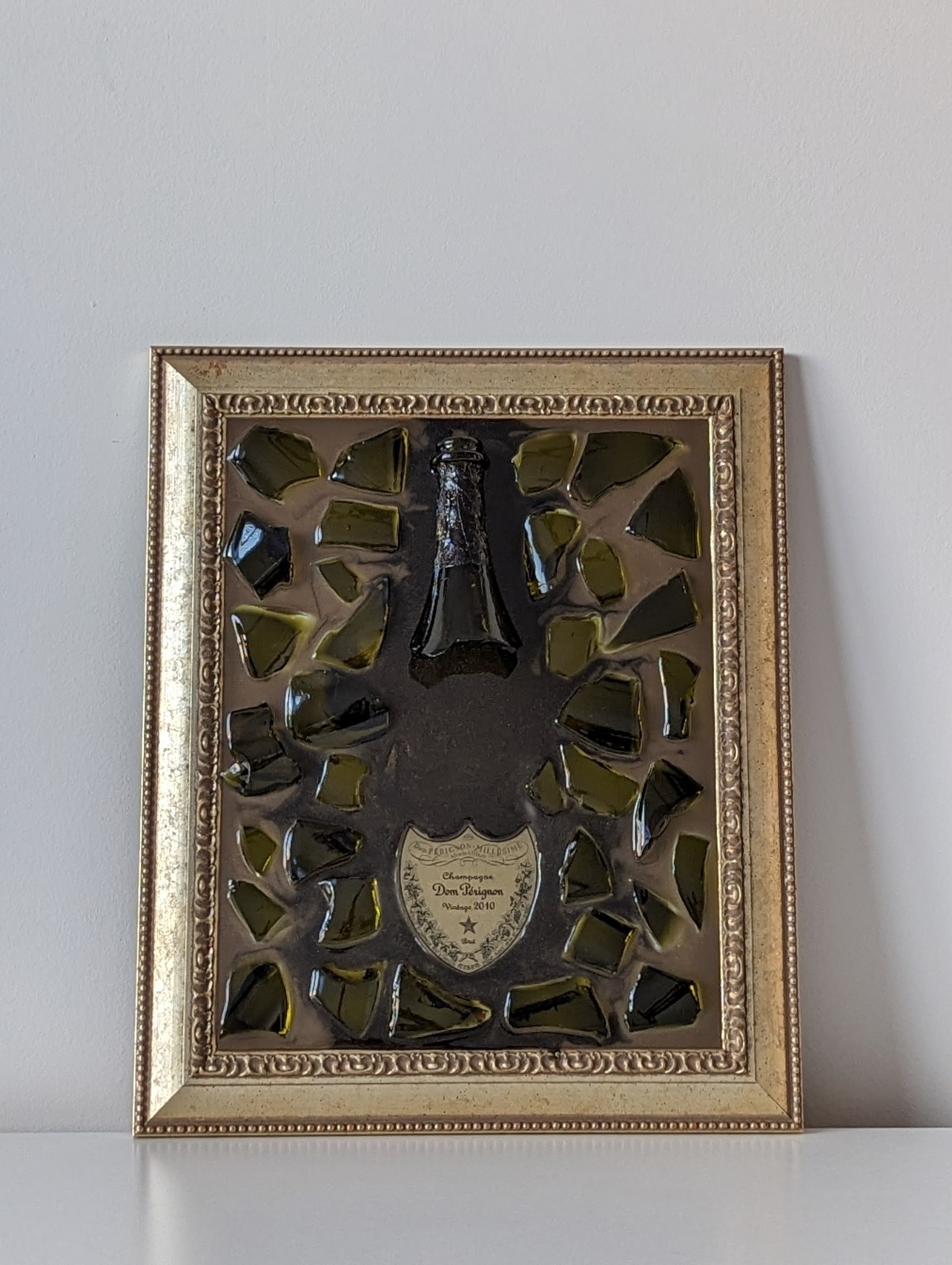 Art Handmade Luxury Bottle In Frame
