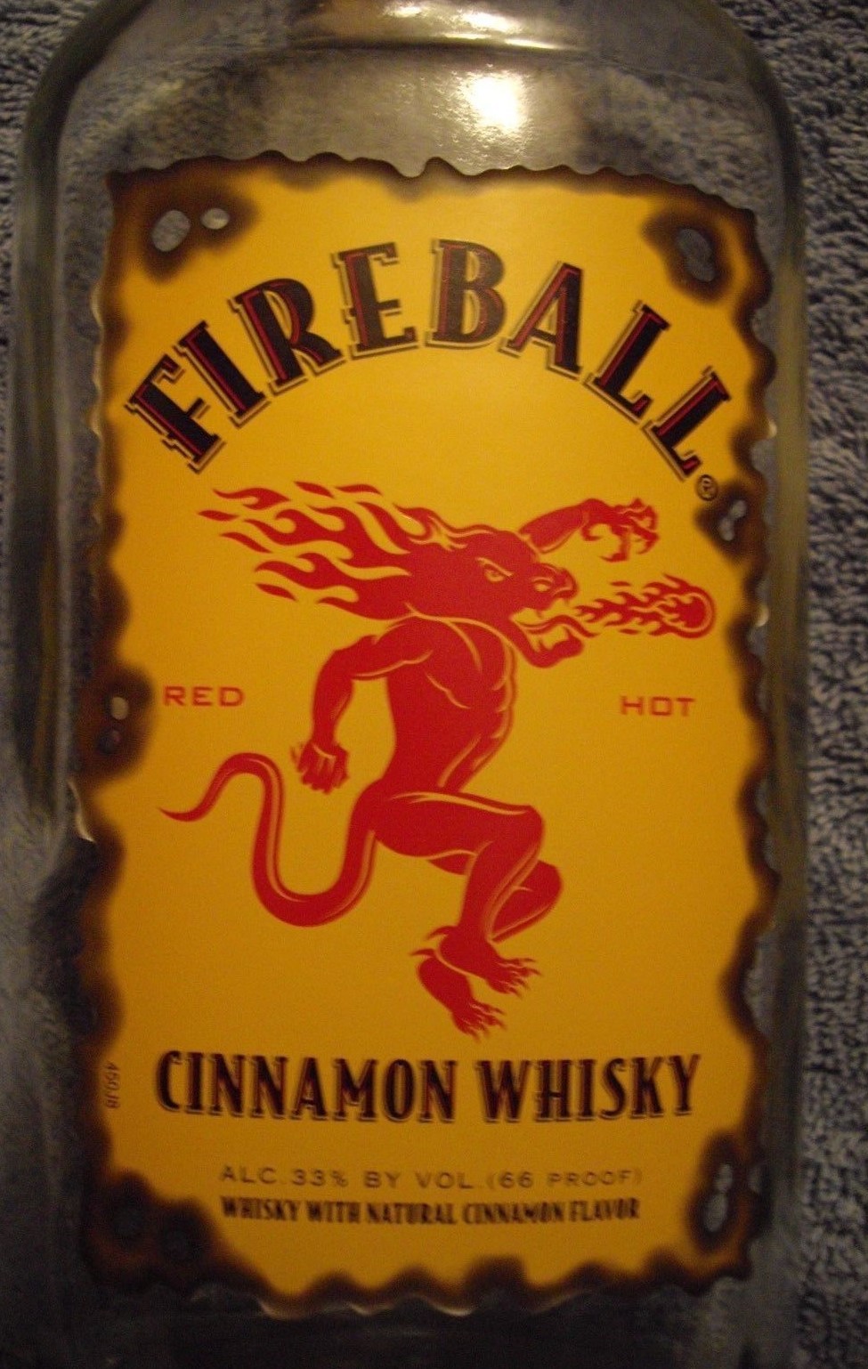 Fireball Cinnamon Whisky Empty Bottle 750 ML