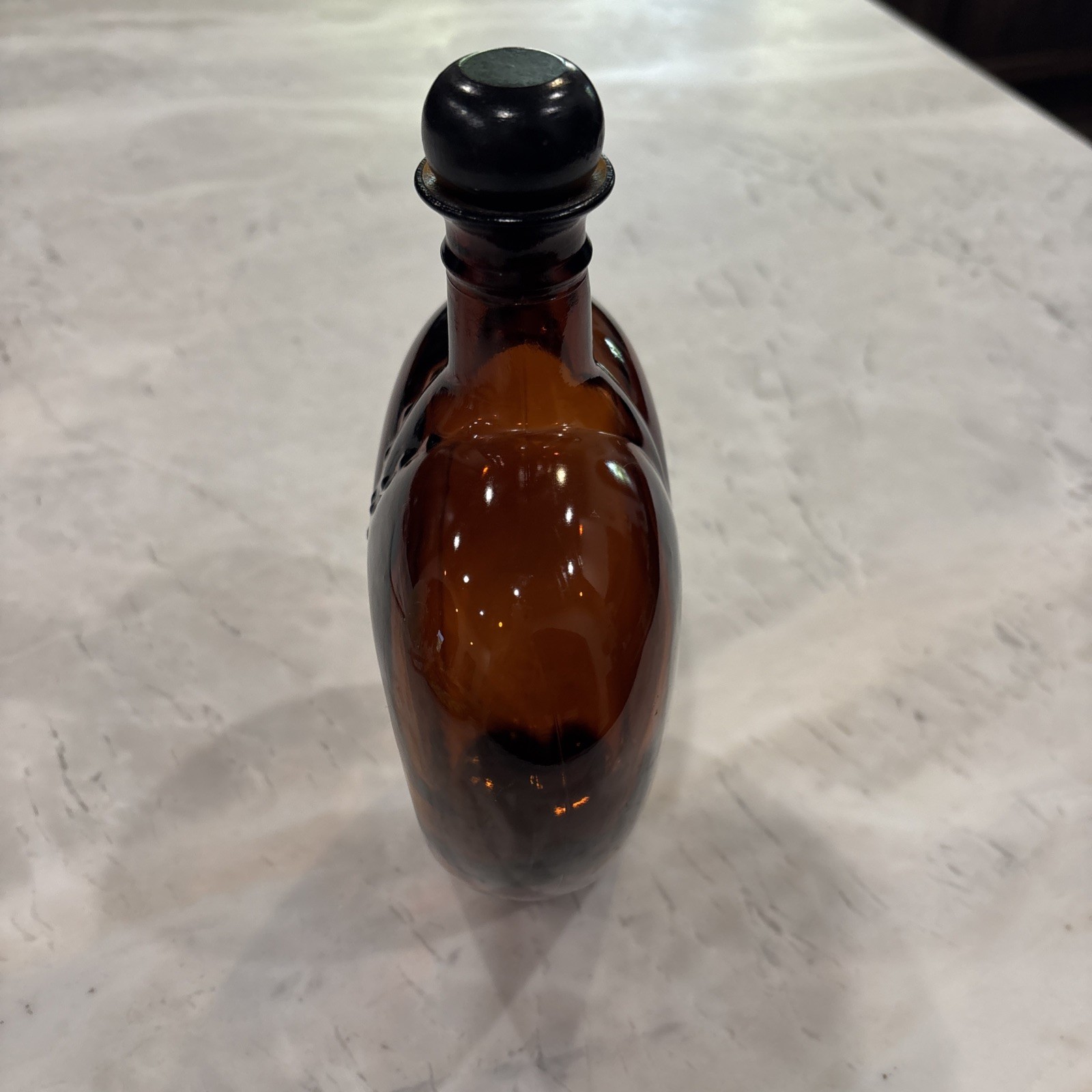Vintage PAUL MASSON Heart Shaped Valentine Liquor Bottle 9×6”