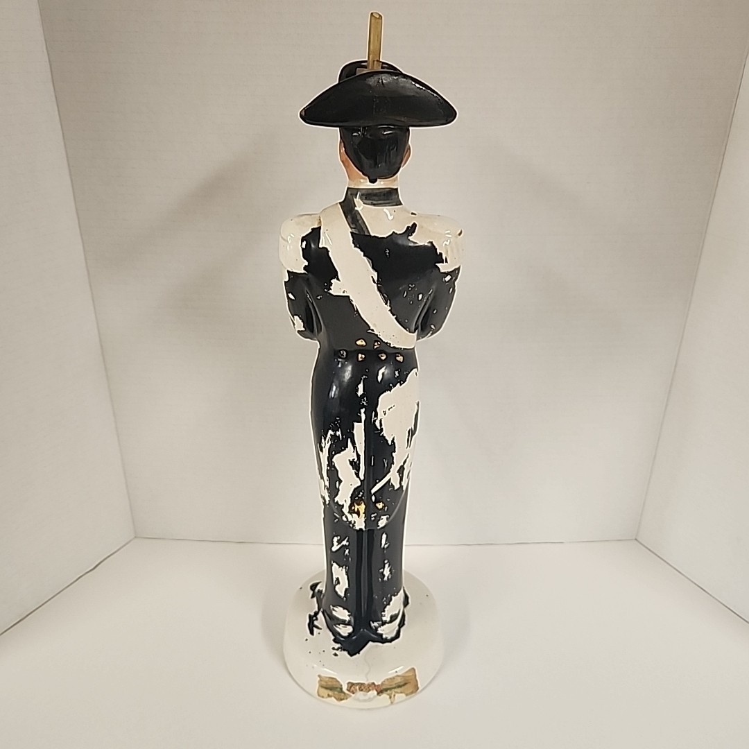 Liquore Galliano Italian Soldier Liquor Decanter 19″ Tall Italy Coronelli Bottle