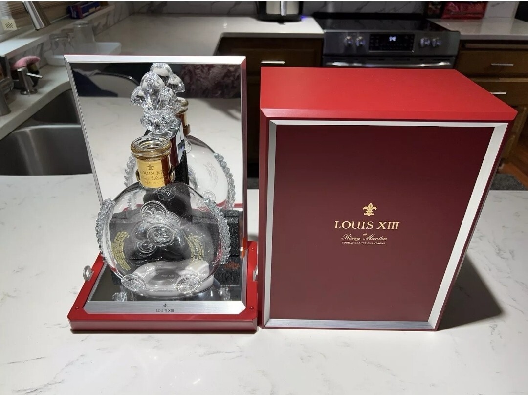 Empty Remy martin louis xiii bottle + Box Bacarat Top 750 ML , Louis XIII COLLE