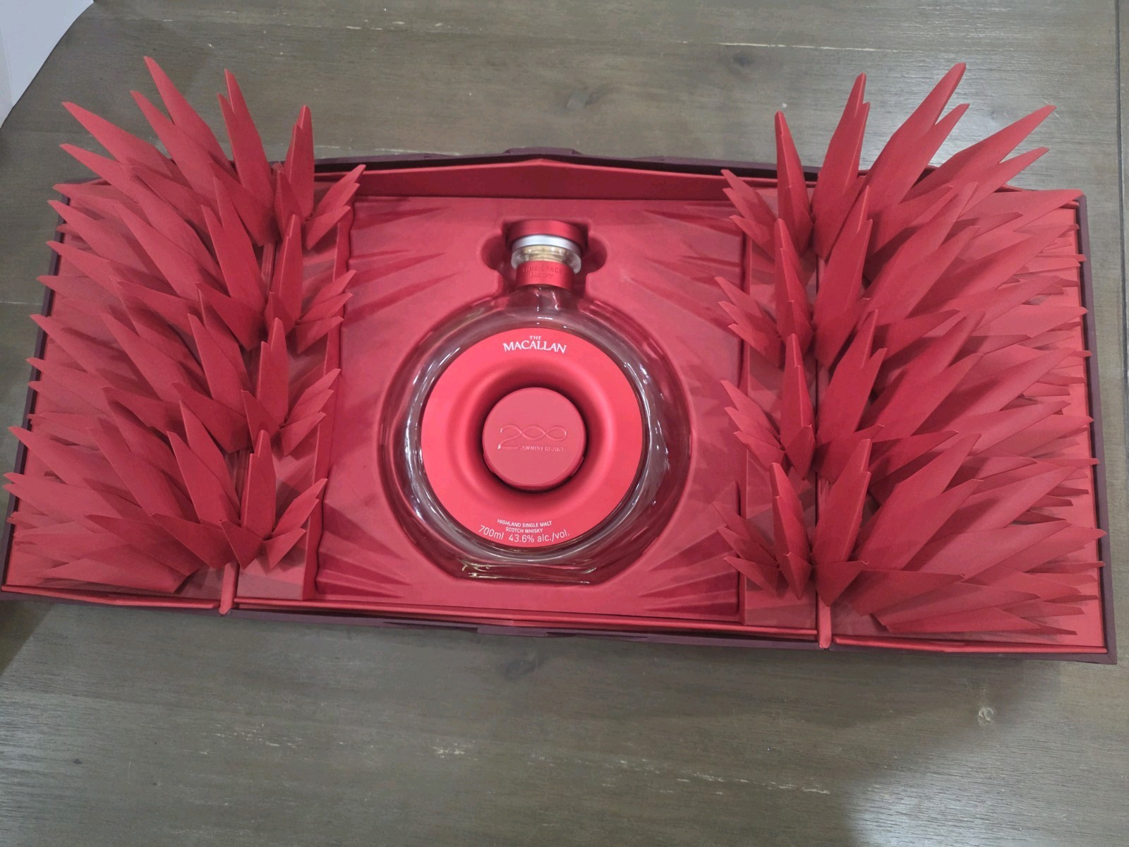 The Macallan Time Space Mastery 200th Anniversary, Empty Bottle + Box +Outer Box