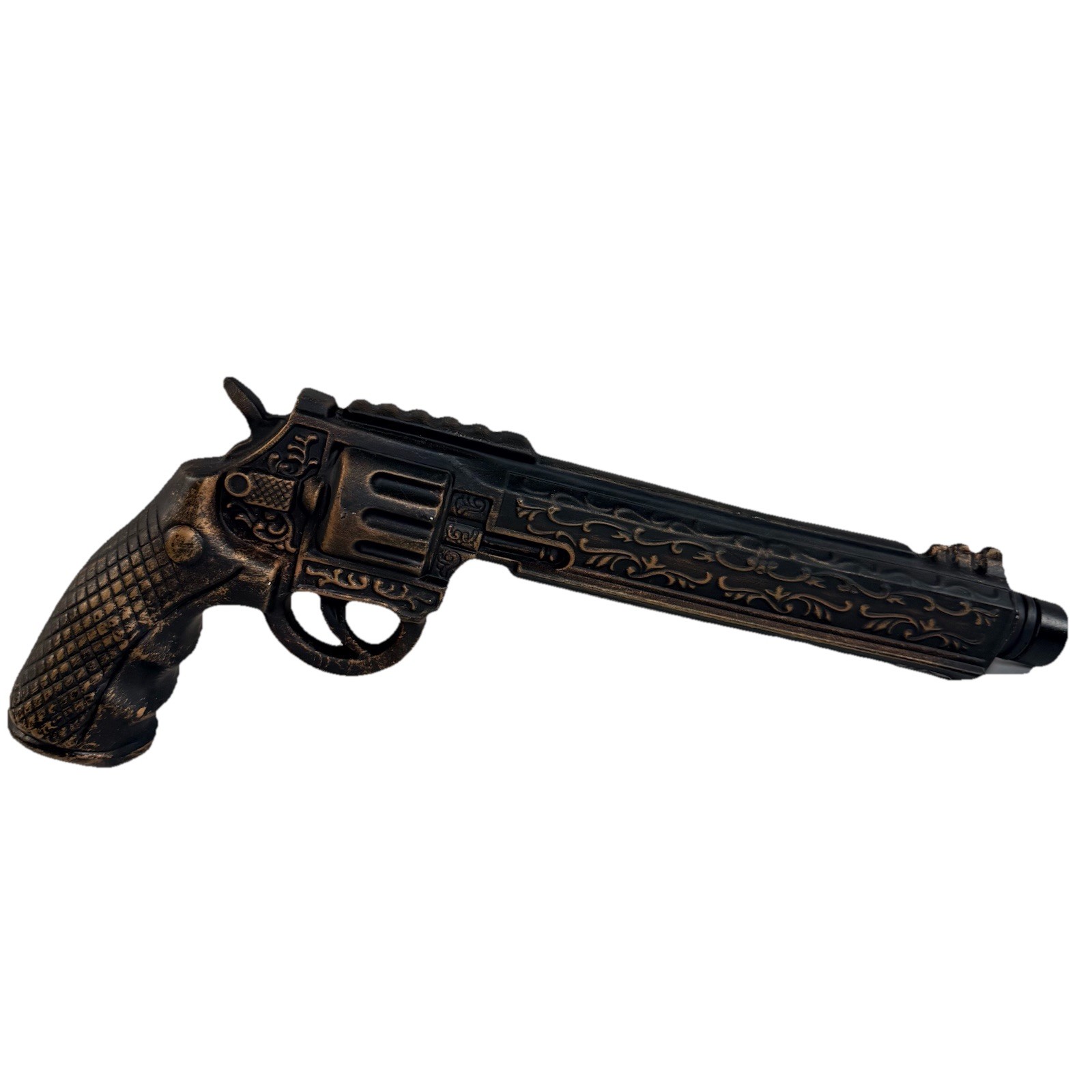 American Bourbon Whiskey Revolver Shaped Bottle 15″ Collector’s Edition EMPTY