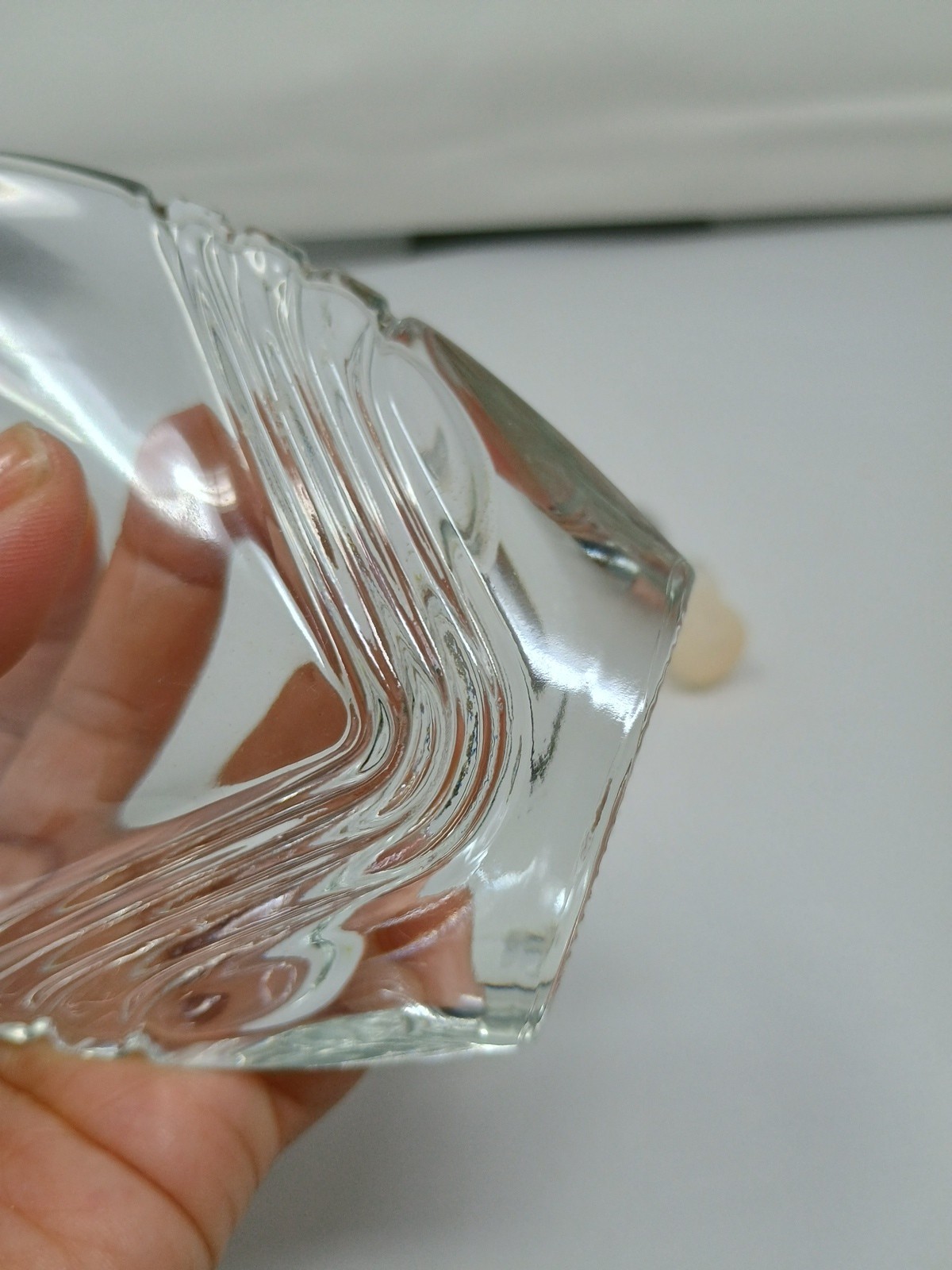 KEFLA depose Whiskey Flask-style Medicine Bottle Clear Glass 200 ml Apothecary