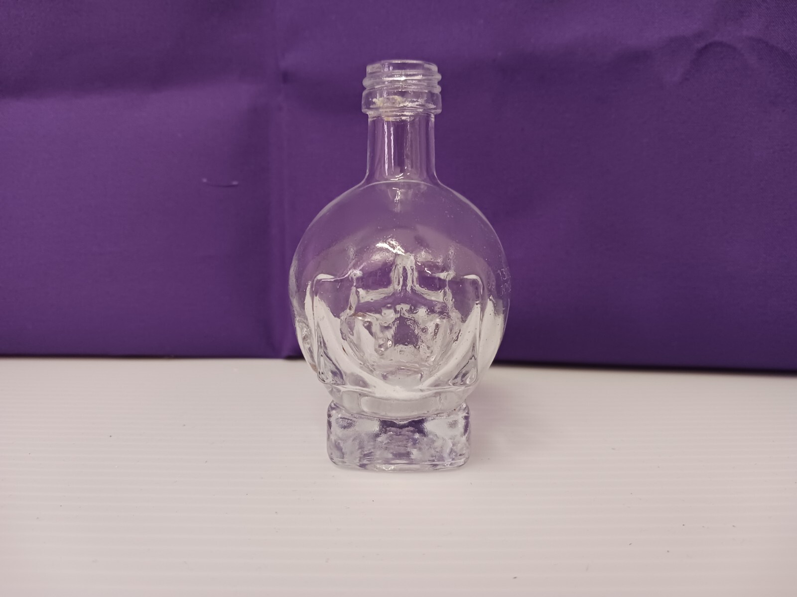 Crystal Head Vodka Skull Glass ~ EMPTY BOTTLE ~ Mini 50ml ~ Canada ~ No Lid