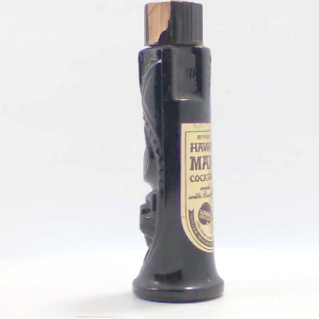 Hawaiian Mai-Tai Cocktail Mini Liquor Bottle 50 Proof Empty Collectible