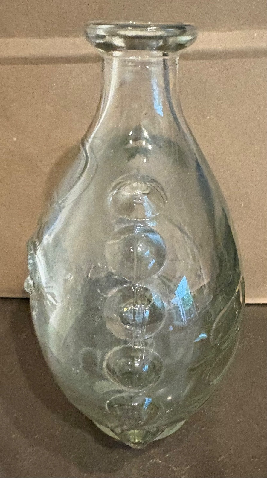 Two Rey Sol Tequila Glass Bottles