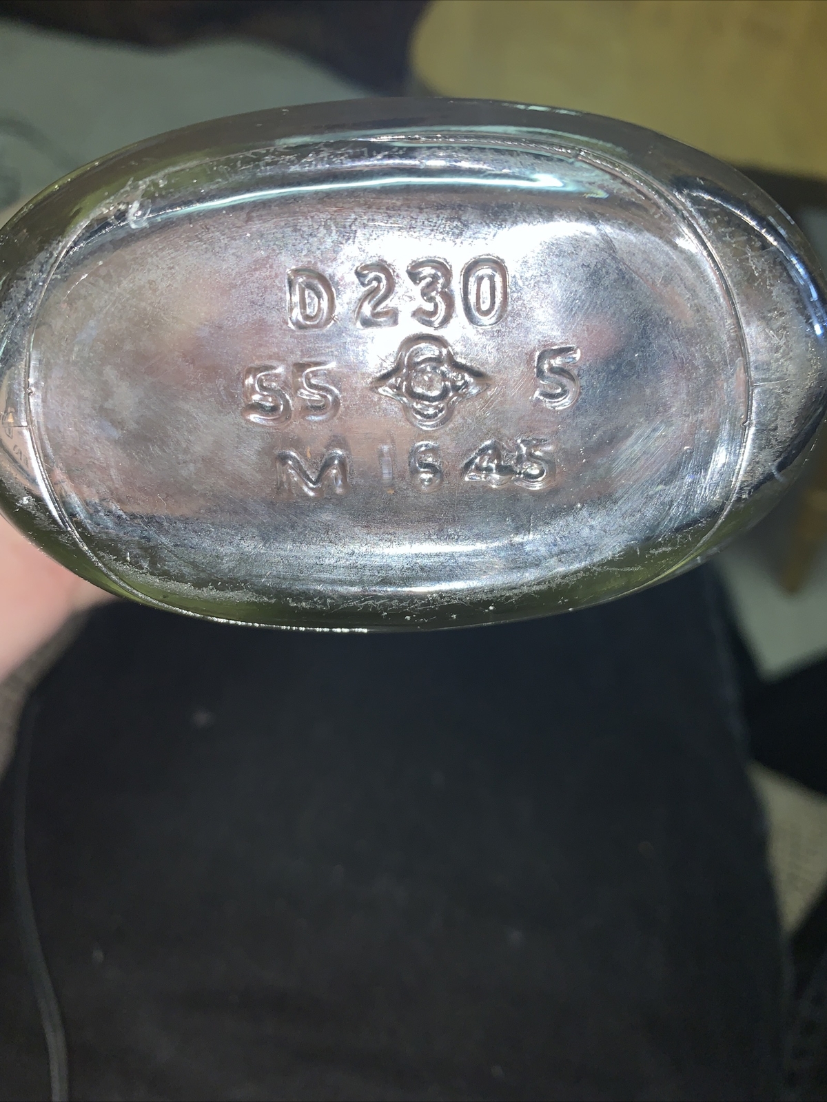 Vintage 1930’s Harry Wilken & Family Distillery Embossed Empty Whiskey Bottle