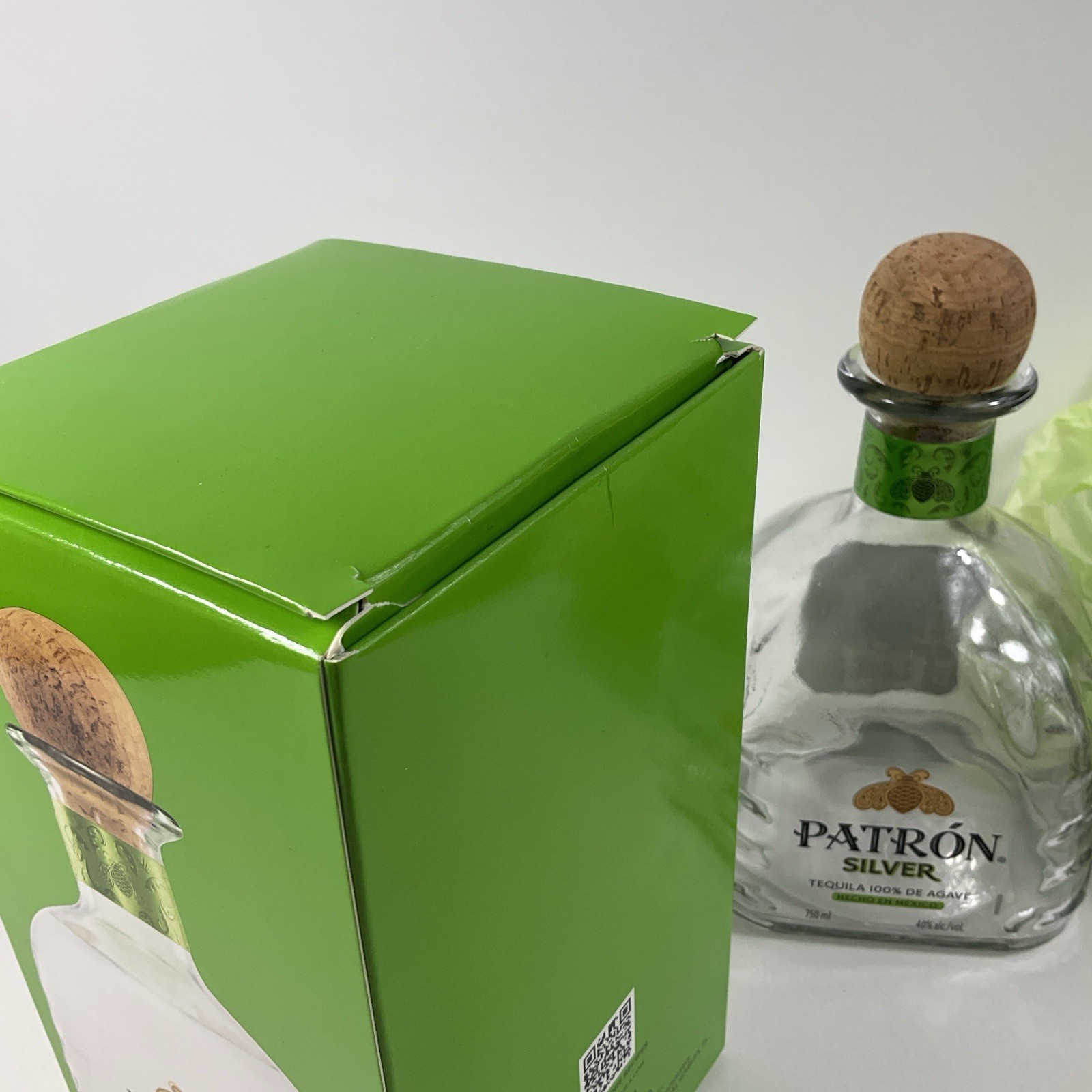 Patron Silver Tequila 750ml – Empty Bottle with Box