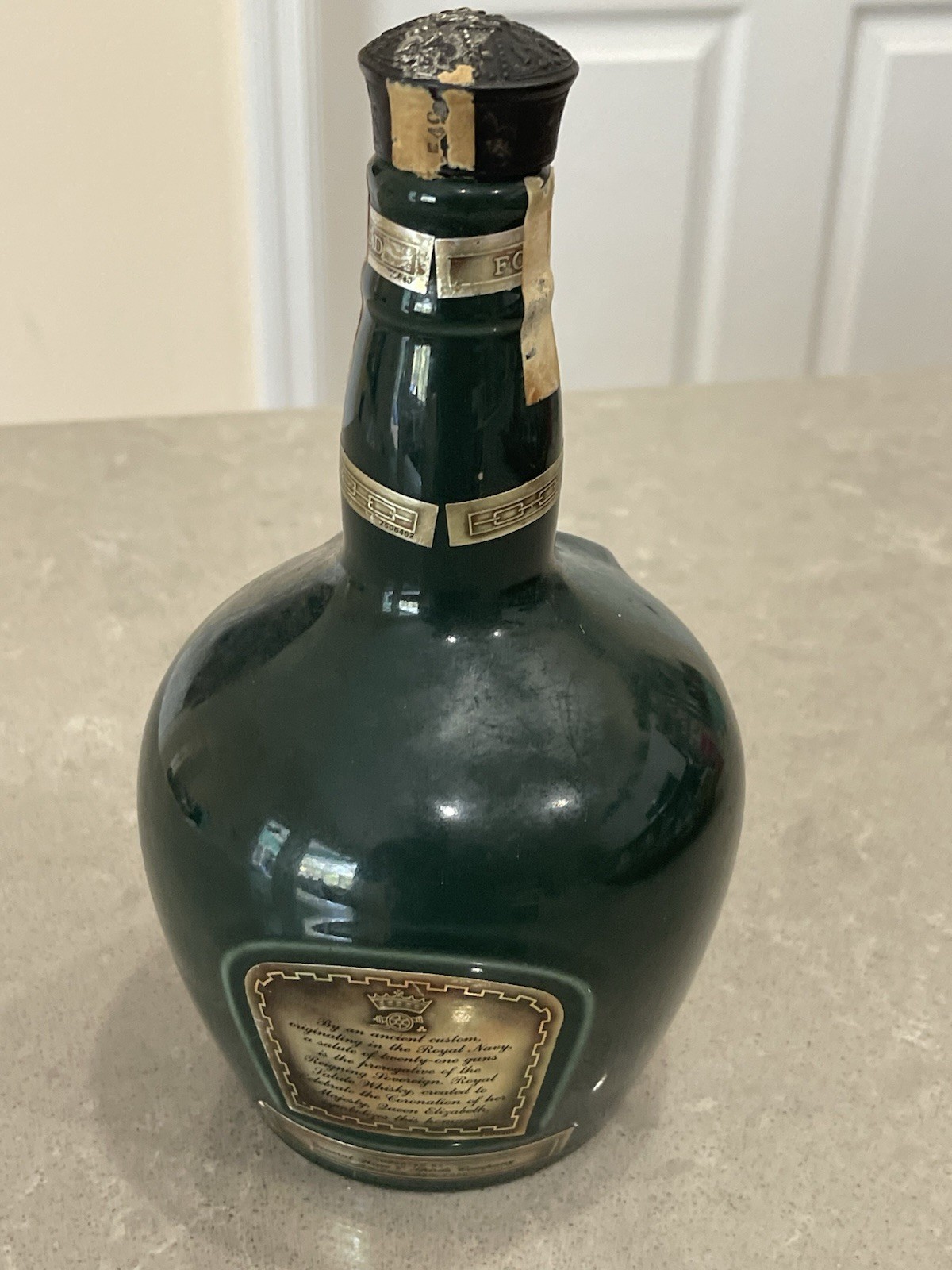Royal Salute Scotch Whisky Empty Bottle Chivas Brothers Limited Edition Green