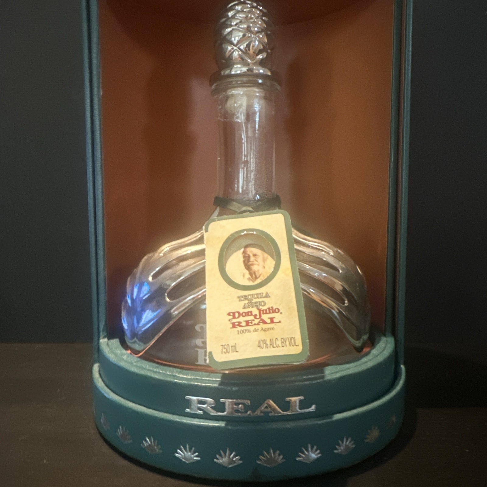 Don Julio Real Empty Bottle with Collectible Display Box