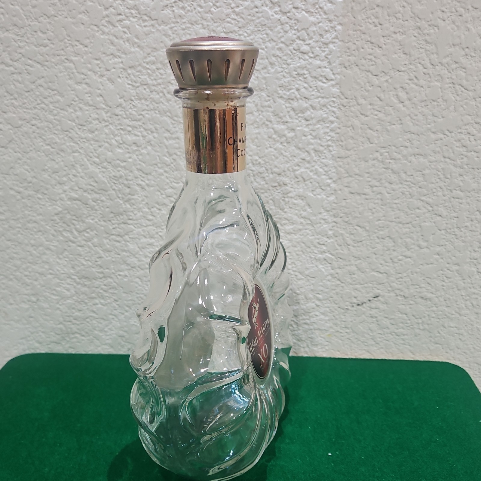 Rémy Martin XO Fine Champagne Cognac Empty Clear Glass Bottle. Rare 1 Liter