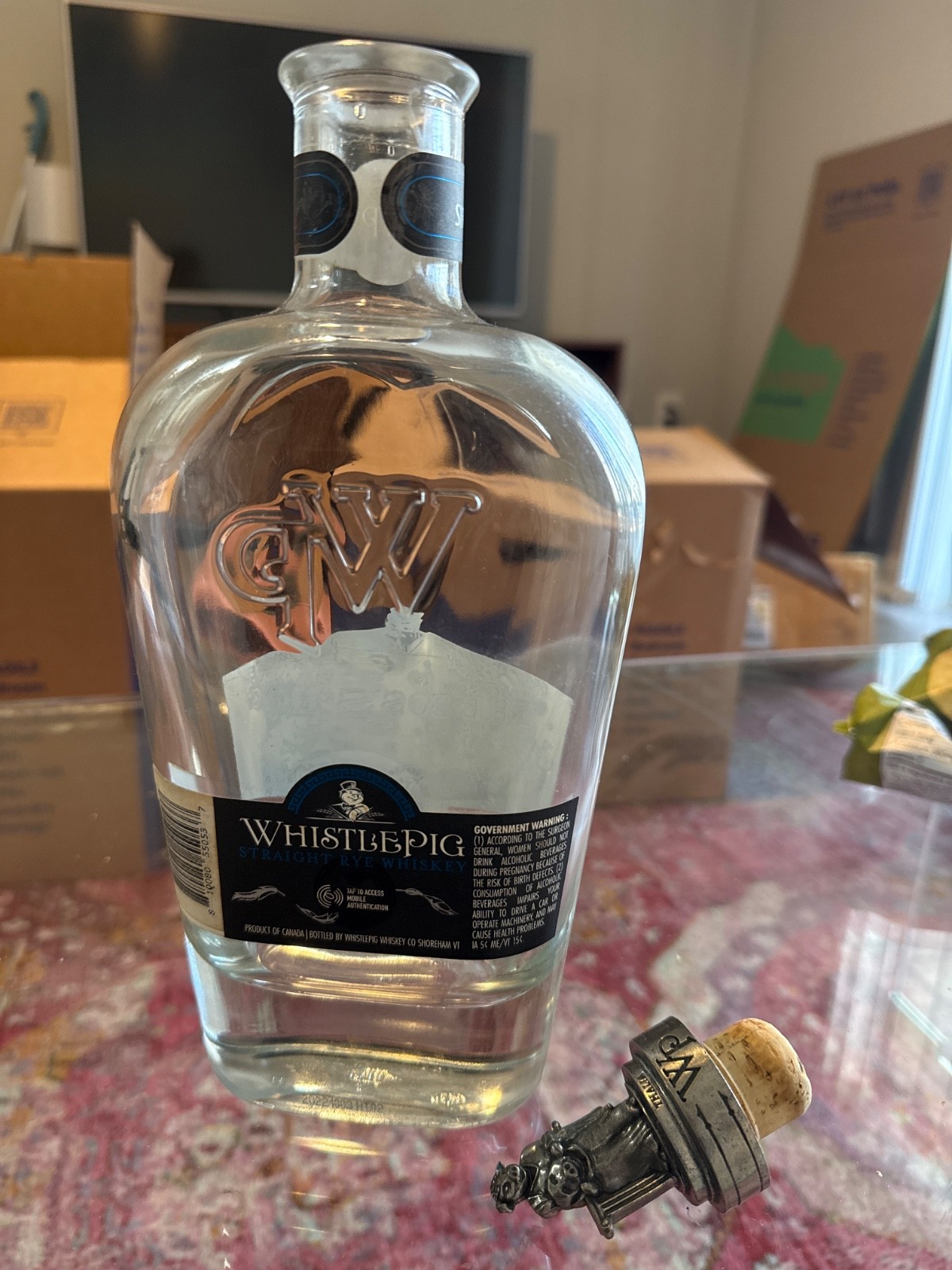 Whistlepig The Boss Hog IX Siren’s Song bottle (Empty)