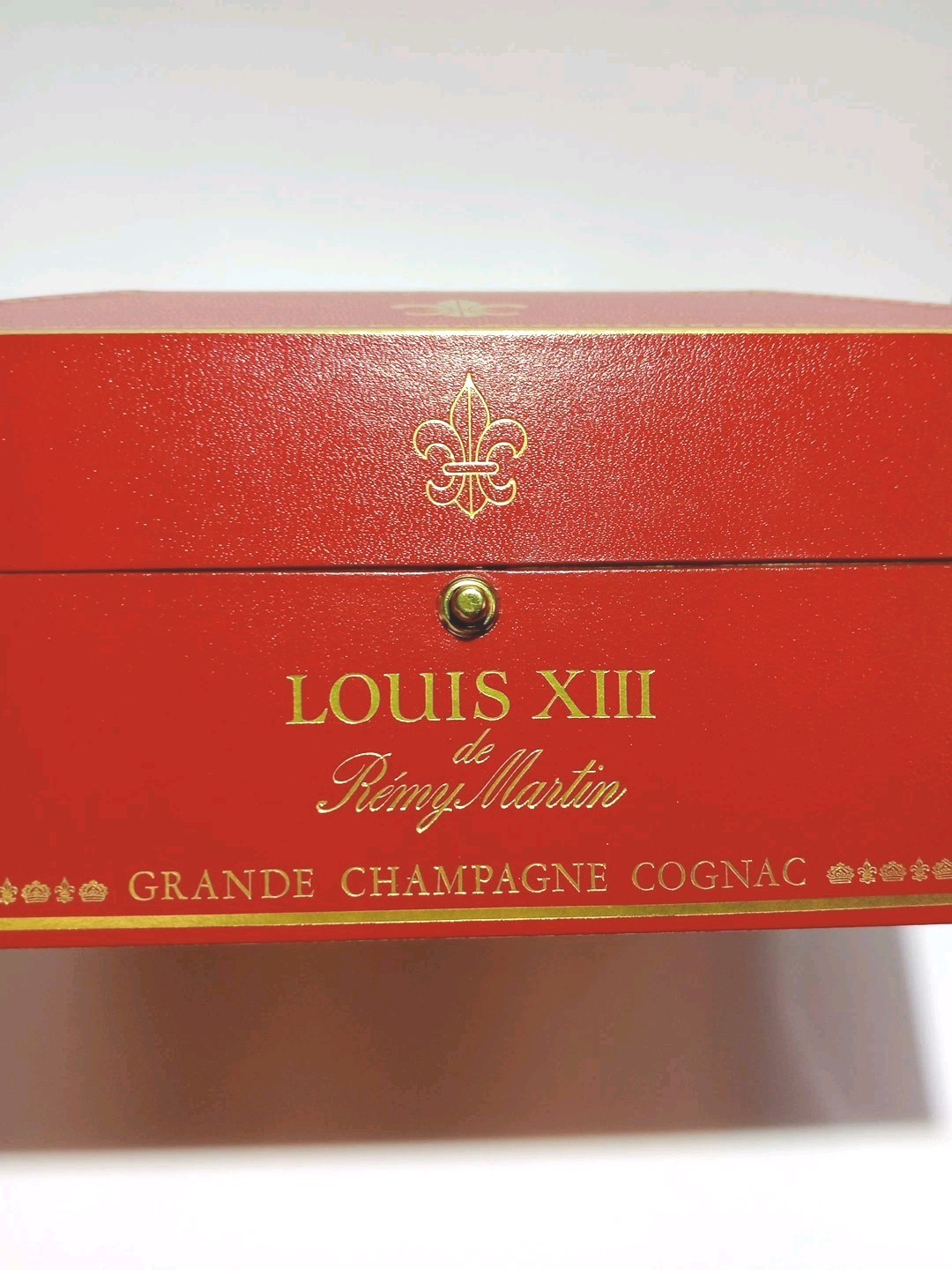 EMPTY Louis XIII Remy Martin Grande Champagne Cognac Red Display Box ONLY