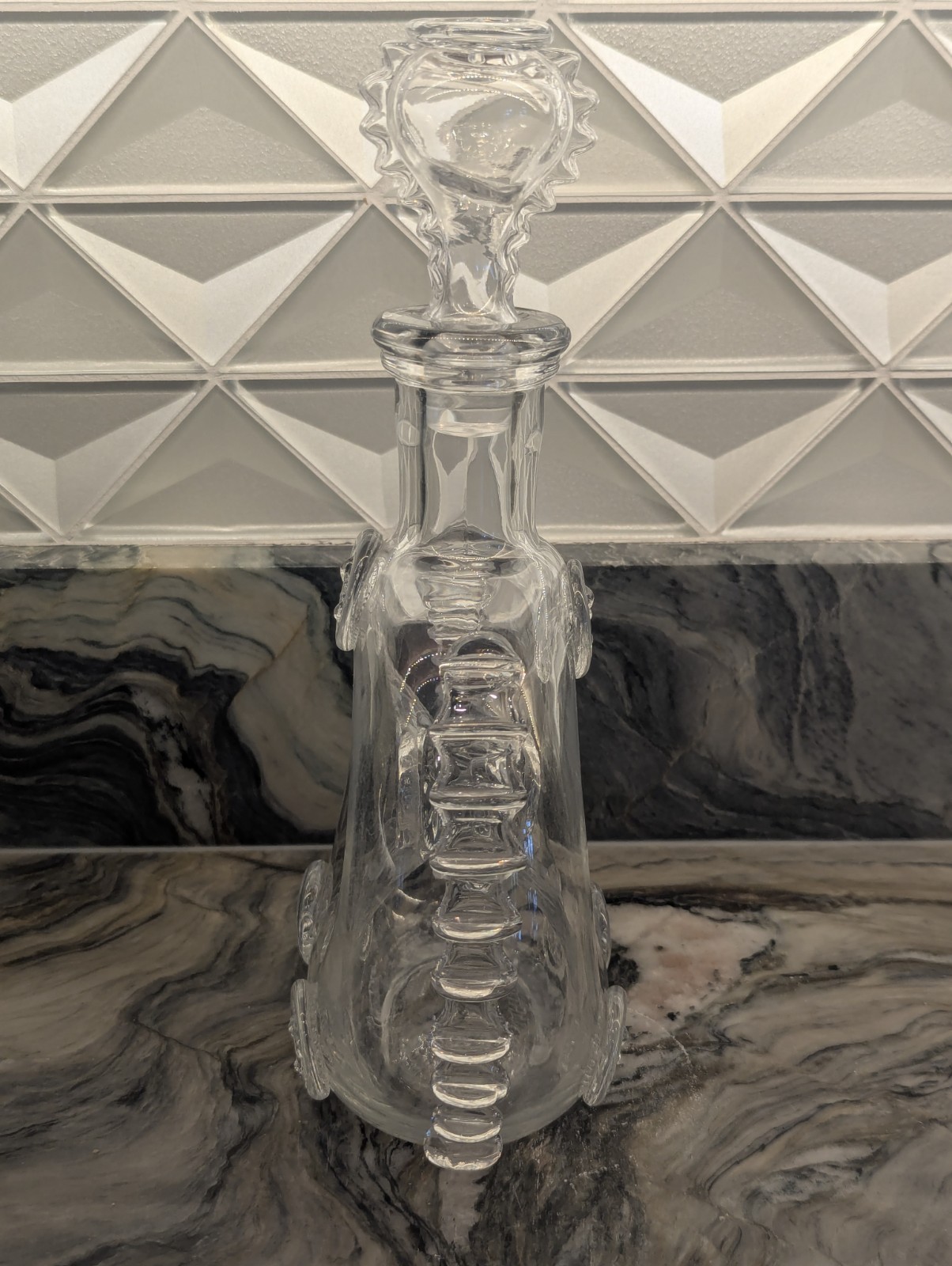 Baccarat France Crystal Remy Martin Cognac Decanter Matching #125 Stopper Fleur