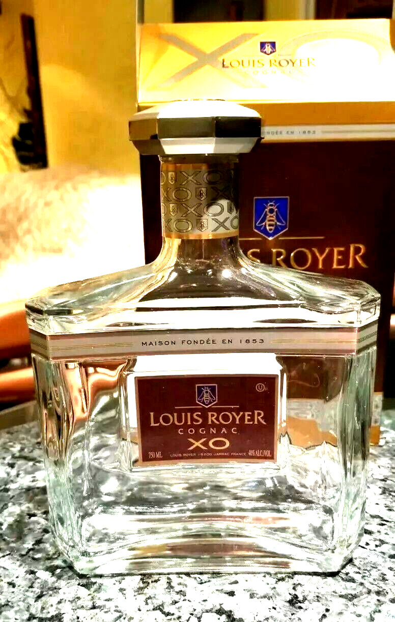 Louis Royer XO Cognac 750ml (empty) decanter + Box
