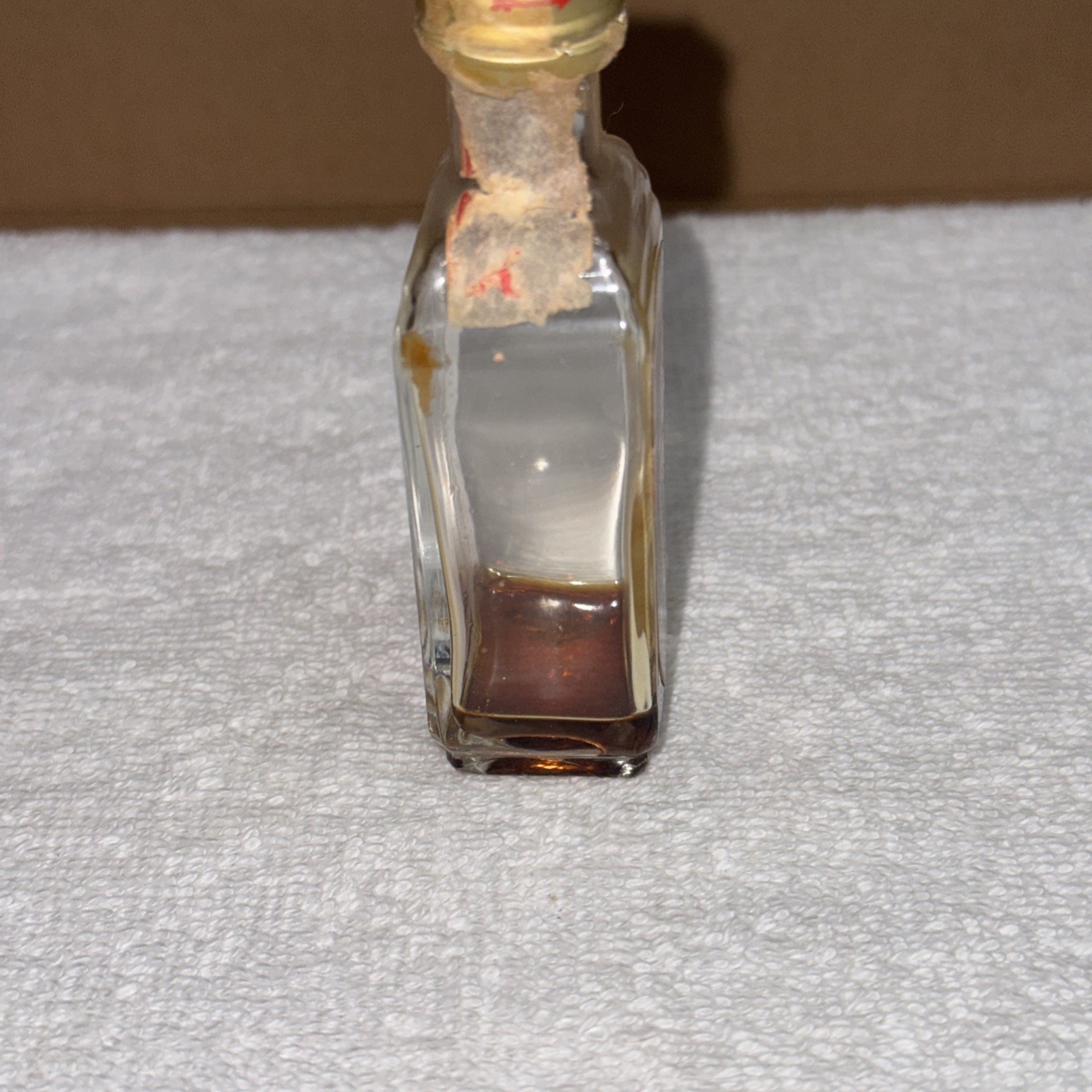 Vintage Stock Coffee Espresso Liqueur Mini Glass Liquor Bottle EMPTY