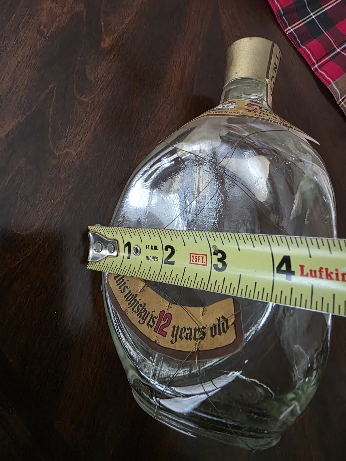 Vintage Haig & Haig Scotch Whisky Pinch 3 Sided Decanter Bottle – Empty