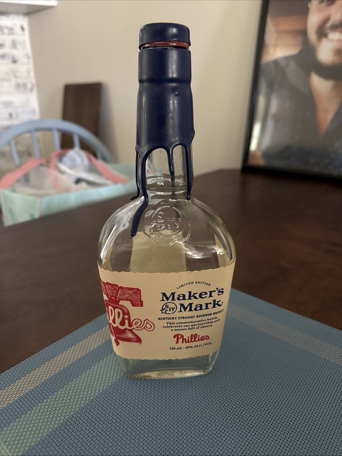 Maker’s Mark Whisky Empty 750 ml Bottle