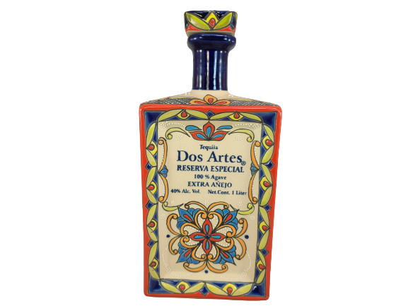Tequila Dos Artes Reserva Especial 100% Agave Extra Anejo UN WASHED 40% Alc Vol