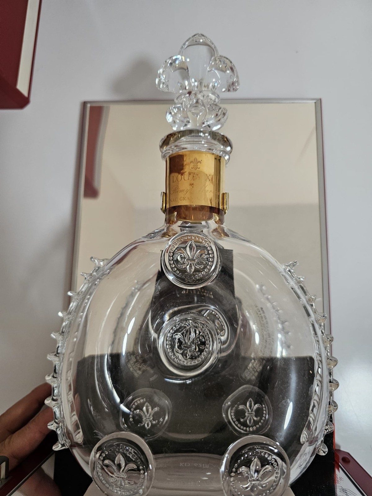 Empty Bottle Remy Martin 750 Ml , With Box And 2 Top , Louis Xlll Empty Remy Mar