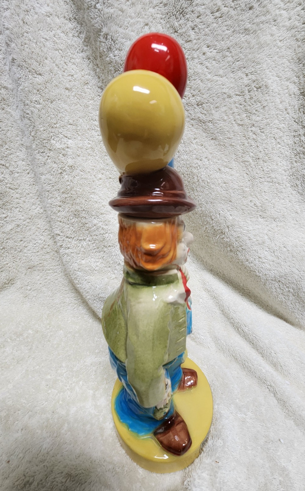 1973 KENTUCKY STRAIGHT BOURBON EZRA BROOKS CLOWN DECANTER HERITAGE CHINA EMPTY
