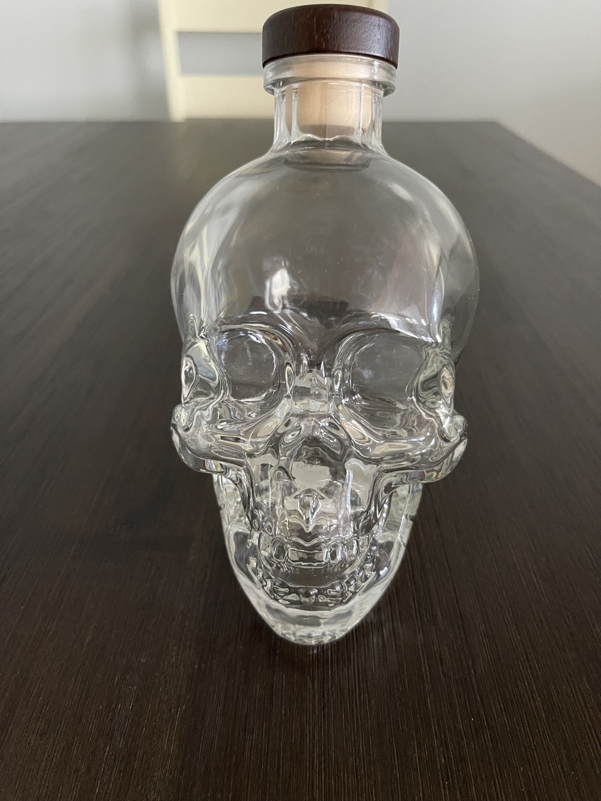 Dan Akroyd Crystal Head Vodka Clear Glass Skull Empty Bottle Decanter 750ml Box