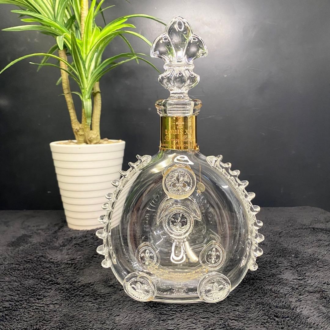 Louis XIII Empty Cristal Bottle BOX Whisky Alcohol Rémy Martin