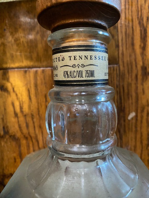(7) Empty Whiskey Bottles, Bourbon, Tins, Collector, Arts And Crafts