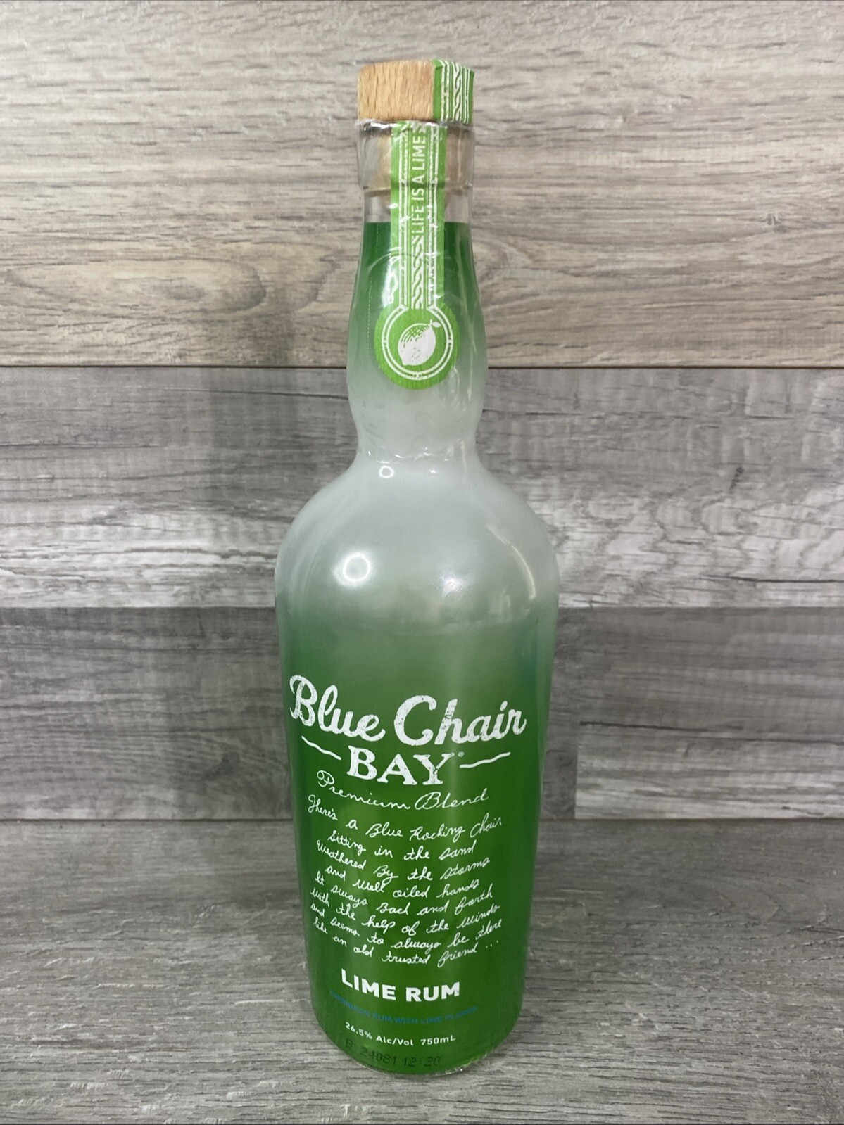 Blue Chair Bay Rum LIME BOTTLE ONLY 750 ml