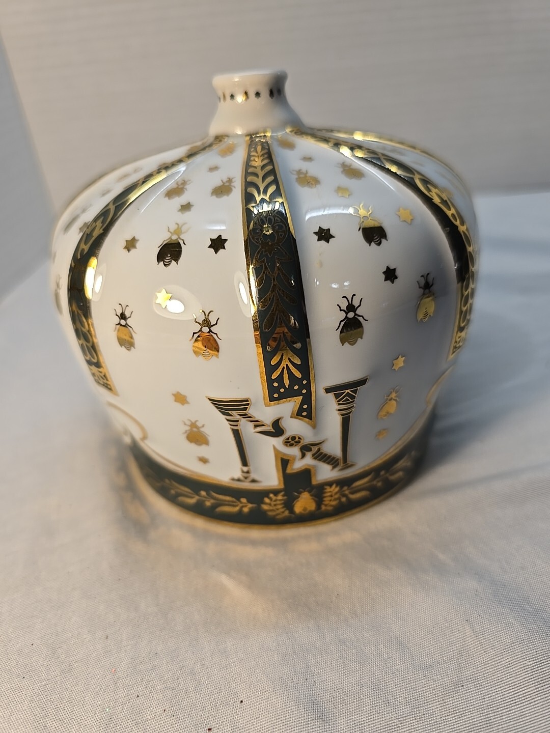 Napoleon Sempe Crown Armagnac Cognac France Crown Empty Bottle Decanter No Top