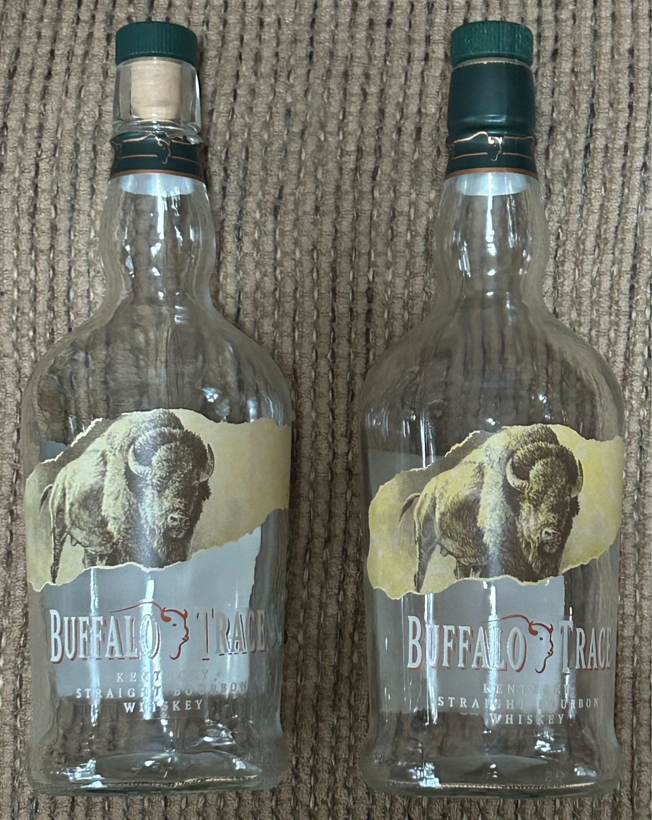 2@ Buffalo Trace Kentucky Straight Bourbon Whiskey Bottles – .750