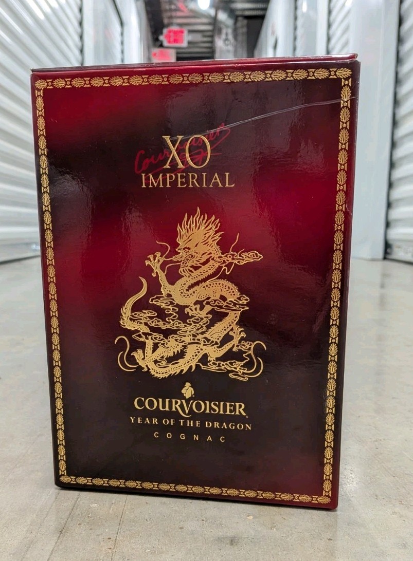 Courvoisier XO Imperial Year Of The Dragon 750ml Empty Bottle With Box