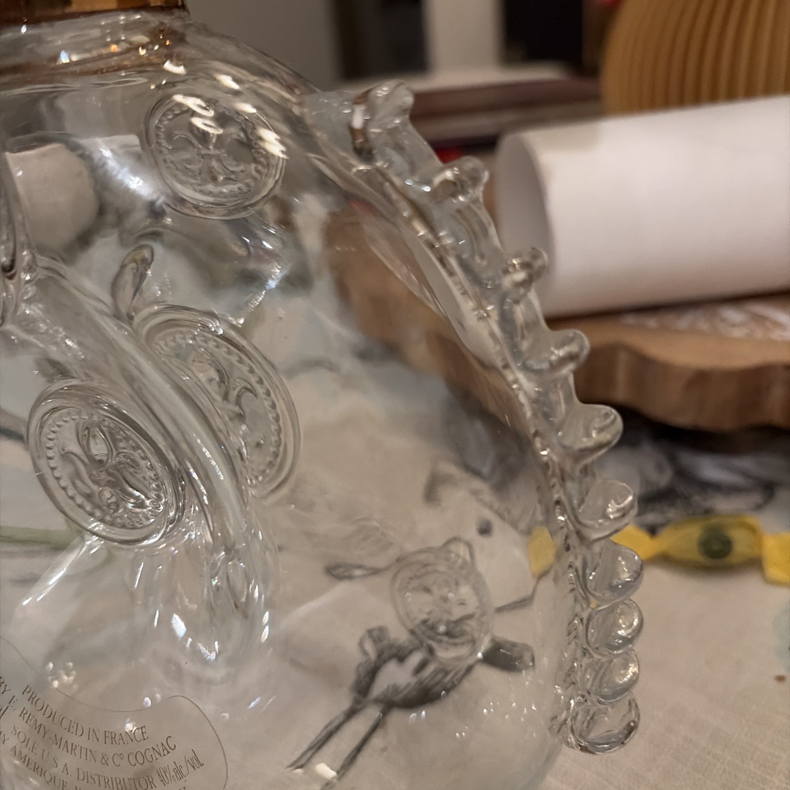 Louis XIII Rémy Martin Baccarat Crystal Decanter Empty with Stopper France