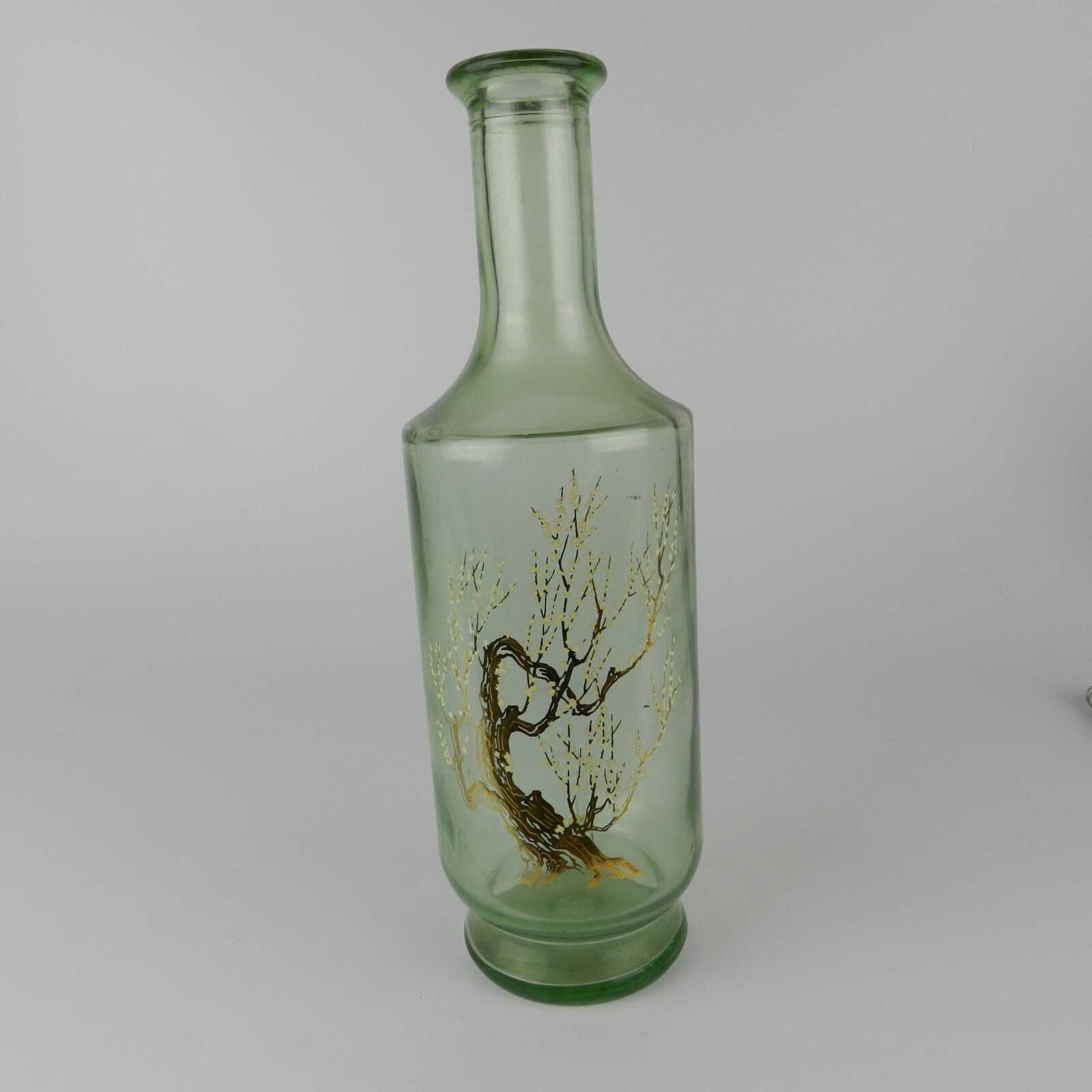 Prohibition Era Federal Law Forbids Sale Reuse of Bottle Green Glass Painted