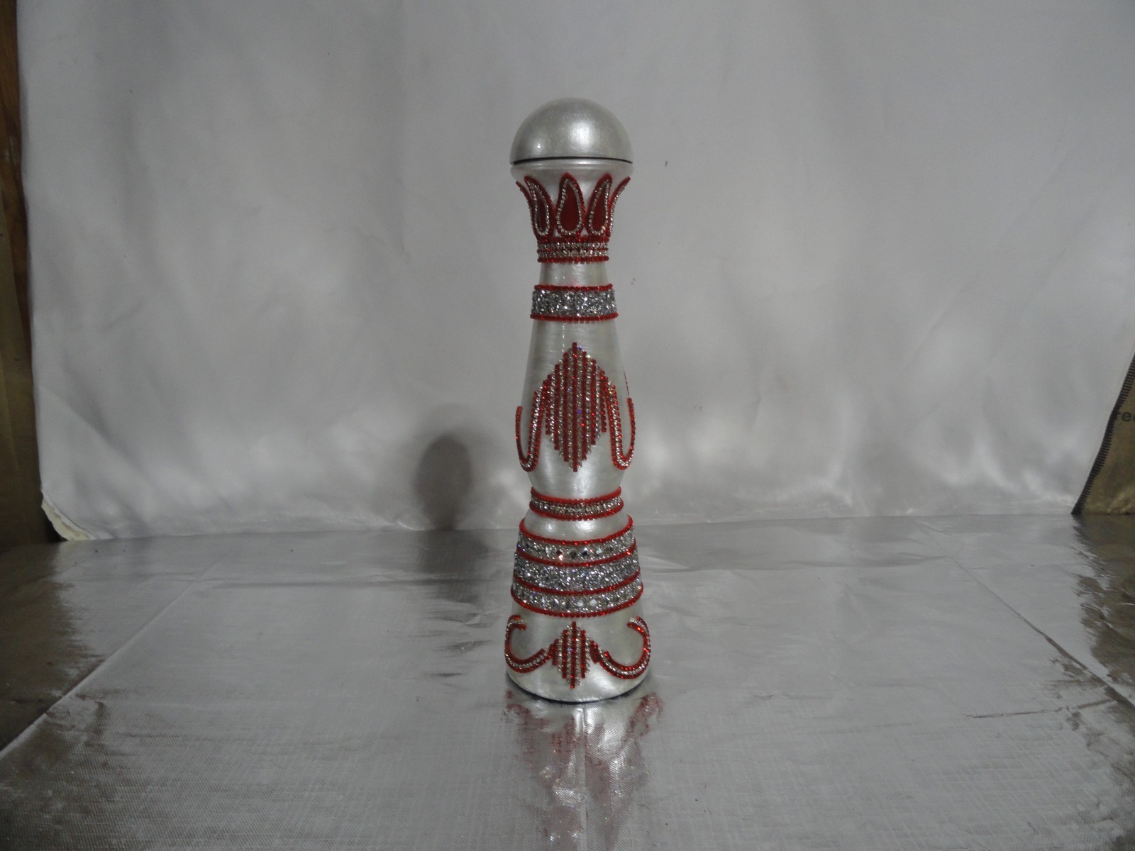 HAND DECORATED TEQUILLA BOTTLE (EMPTY)