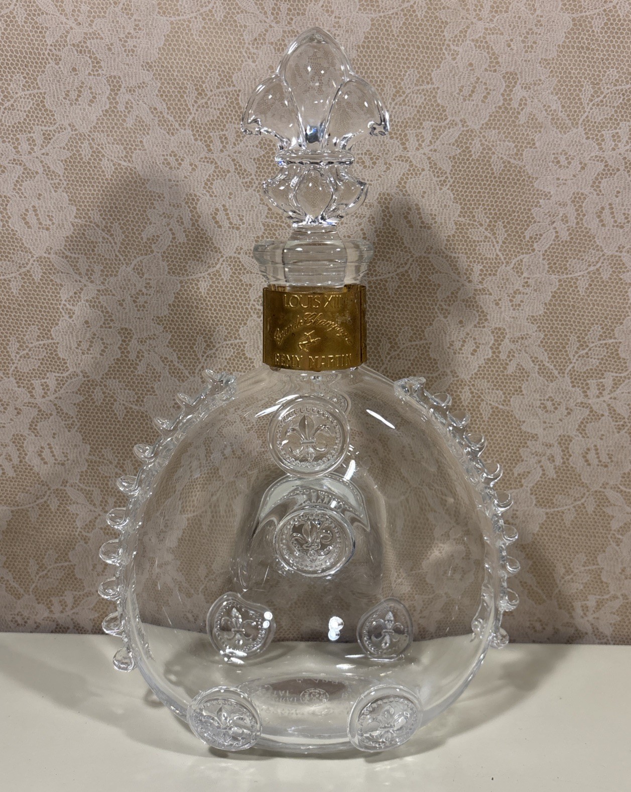 Baccarat Remy Martin Louis XIII Crystal Decanter Cognac Bottle 0.75L