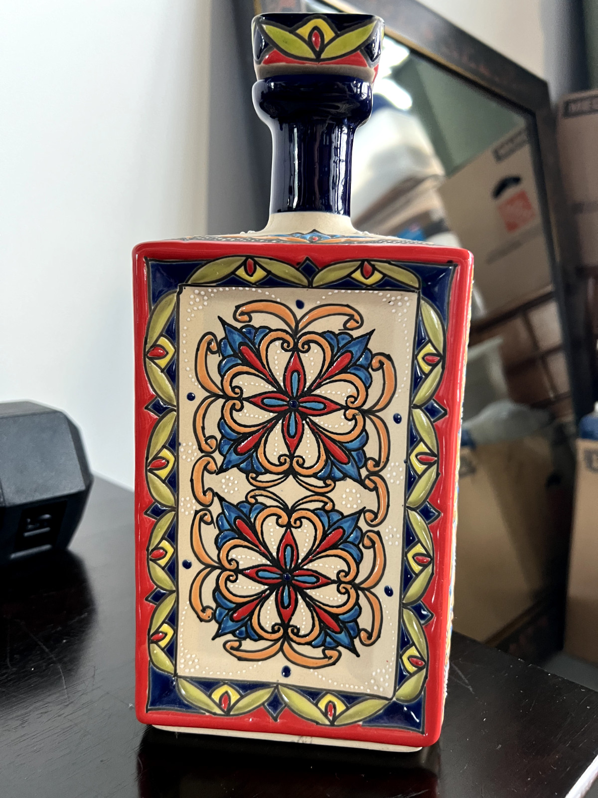 Dos Artes Tequila Reserva Especial Extra Anejo Collectible 1 Liter EMPTY BOTTLE