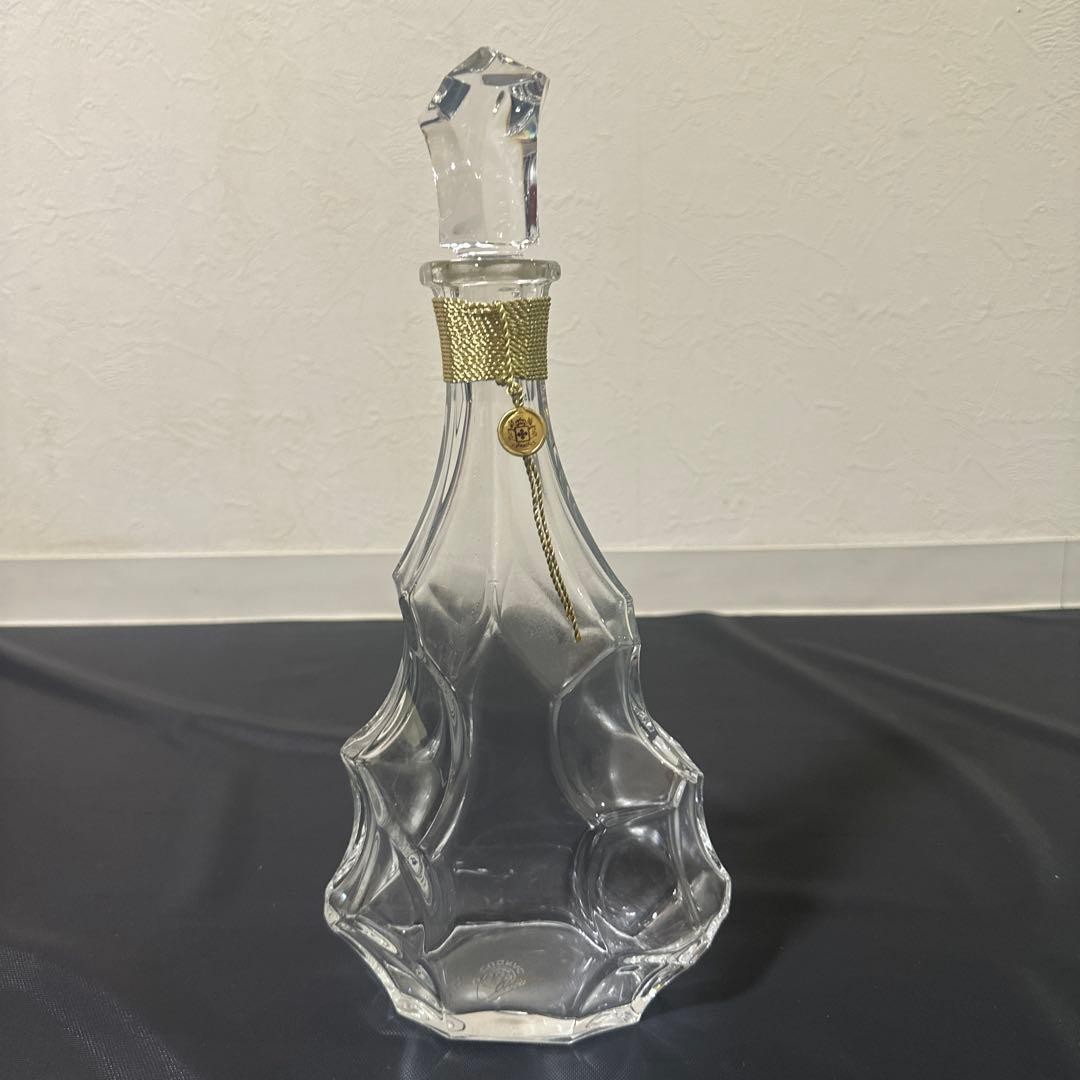 Empty Liquor Bottle Camus Jubilee Baccarat Brandy Collectible 34cm Tall USED