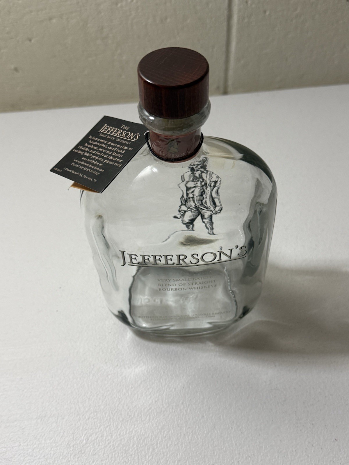 Jefferson’s Reserve Kentucky Straight Bourbon Whiskey Empty Bottle