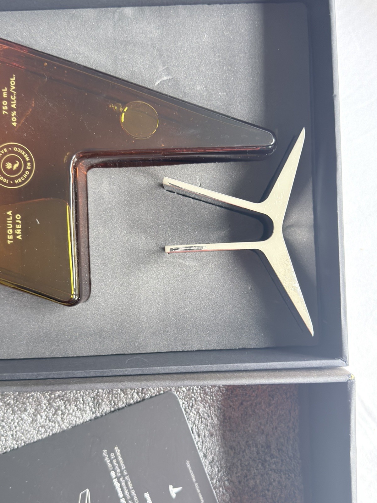 TESLA Tequila Lightning Decanter Empty New Limited Authentic Elon 1st ed Read***