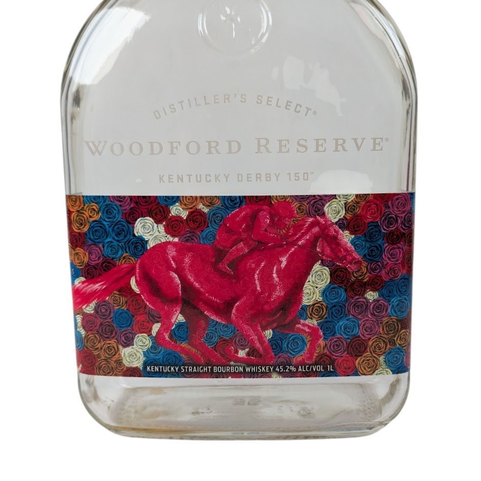 Woodford Reserve Kentucky Derby 150 Commemorative Collector Bottle 2024 EMPTY
